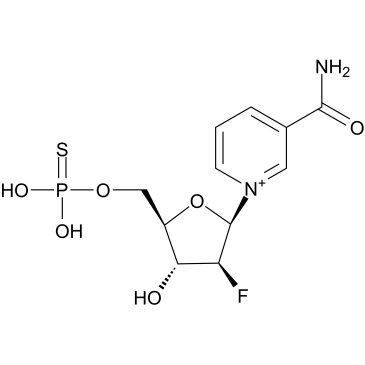 Sulfo-ara-F-NMN结构式