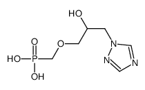 [2-hydroxy-3-(1,2,4-triazol-1-yl)propoxy]methylphosphonic acid Structure