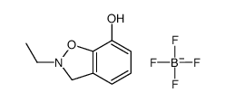 2-ethyl-7-hydroxy-1,2-benzisoxazole tetrafluoroborate structure