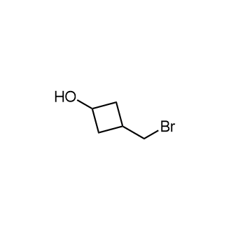 3-(溴甲基)环丁烷-1-醇结构式