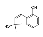 2-[(Z)-3-Hydroxy-3-methyl-1-butenyl]phenol结构式