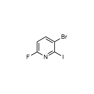 3-Bromo-6-fluoro-2-iodo-pyridine Structure