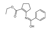 ethyl 2-benzamidocyclopentene-1-carboxylate结构式