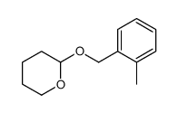 2-[(2-methylphenyl)methoxy]oxane结构式
