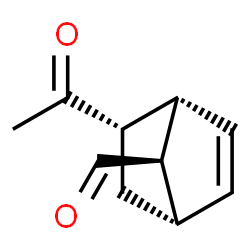 Bicyclo[2.2.1]hept-2-ene-7-carboxaldehyde, 5-acetyl-, (endo,syn)- (9CI) Structure