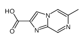 6-Methyl-imidazo[1,2-a]pyrazine-2-carboxylic acid Structure