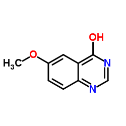 6-甲氧基-4(1H)-喹唑啉酮结构式