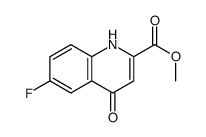 methyl 6-fluoro-4-oxo-1H-quinoline-2-carboxylate Structure