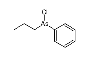 Chloro-n-propylphenylarsin Structure