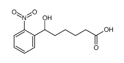 6-hydroxy-6-(2-nitrophenyl)hexanoic acid结构式