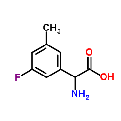 AMINO(3-FLUORO-5-METHYLPHENYL)ACETIC ACID结构式