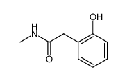 2-(2-hydroxyphenyl)-N-methylacetamide结构式