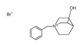 1-benzyl-1-azoniabicyclo[2.2.2]octan-3-ol,bromide结构式