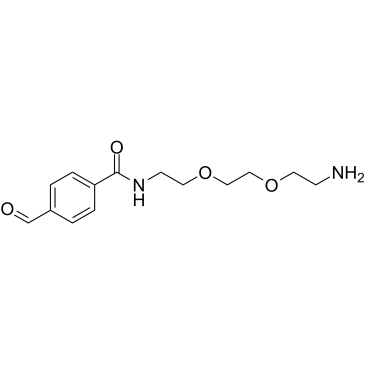 Ald-Ph-PEG2-amine TFA Structure