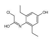 2-chloro-N-(2,6-diethyl-4-hydroxyphenyl)acetamide Structure