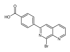 4-(8-Bromo-[1,7]naphthyridin-6-yl)-benzoic acid picture