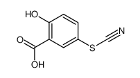 2-hydroxy-5-thiocyanato-benzoic acid结构式