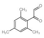 Benzeneacetaldehyde,2,4,6-trimethyl-a-oxo- Structure