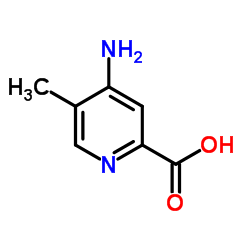 4-氨基-5-甲基甲酸吡啶结构式