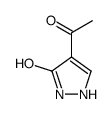 3H-Pyrazol-3-one, 4-acetyl-1,2-dihydro- (9CI) picture