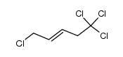 1,1,1,5-tetrachloropent-3-ene Structure