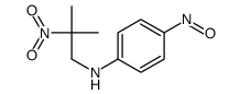 N-(2-methyl-2-nitropropyl)-4-nitrosoaniline结构式