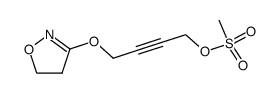 3-(4-hydroxy-2-butynyl)oxy-Δ2-isoxazoline mesylate Structure