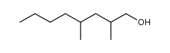 2,4-dimethyl-1-octanol Structure