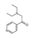 2-(diethylamino)-1-pyridin-4-ylethanone结构式