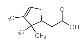 2-(2,2,3-TRIMETHYLCYCLOPENT-3-ENYL)ACETIC ACID structure