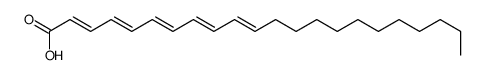 (2E,4E,6E,8E,10E)-docosa-2,4,6,8,10-pentaenoic acid Structure