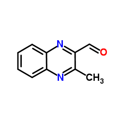 3-Methyl-2-quinoxalinecarbaldehyde Structure