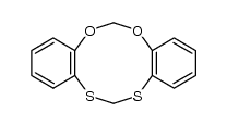 Dibenzo[1,3,6,8]dioxadithiecin Structure
