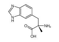 (2S)-2-amino-3-(3H-benzimidazol-5-yl)-2-methylpropanoic acid Structure