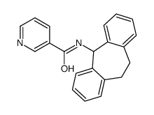 N-(6,11-dihydro-5H-dibenzo[1,2-a:1',2'-e][7]annulen-11-yl)pyridine-3-carboxamide Structure