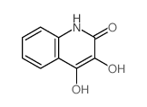 2(1H)-Quinolinone,3,4-dihydroxy- Structure