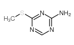 4-(甲基硫代)-1,3,5-噻嗪-2-胺结构式