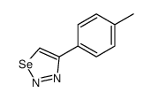 4-(4-methylphenyl)selenadiazole结构式