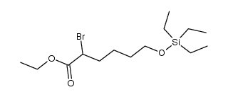 ethyl 2-bromo-6-((triethylsilyl)oxy)hexanoate Structure