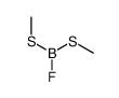 fluoro-bis(methylsulfanyl)borane Structure