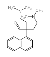1-Naphthaleneacetaldehyde,a,a-bis[2-(dimethylamino)ethyl]- Structure