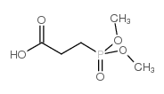 3-dimethoxyphosphorylpropanoic acid Structure