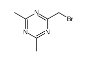 2-(bromomethyl)-4,6-dimethyl-1,3,5-triazine Structure