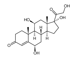 (17R)-6,11,17-trihydroxy-17-(2-hydroxyacetyl)-10,13-dimethyl-2,6,7,8,9,11,12,14,15,16-decahydro-1H-cyclopenta[a]phenanthren-3-one picture