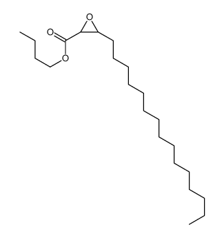 butyl 3-pentadecyloxirane-2-carboxylate Structure