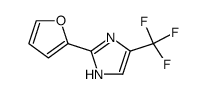 1H-IMIDAZOLE, 2-(2-FURANYL)-5-(TRIFLUOROMETHYL)- Structure