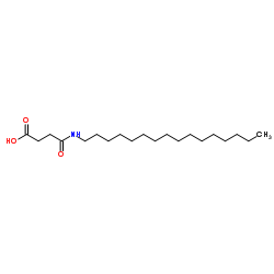 4-(Hexadecylamino)-4-oxobutanoic acid结构式