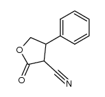 tetrahydro-2-oxo-4-phenyl-3-furancarbonitrile结构式