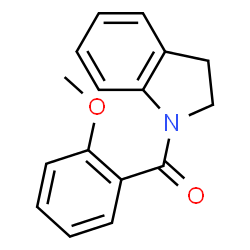 1-(2-methoxybenzoyl)indoline structure