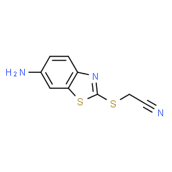 Acetonitrile, [(6-amino-2-benzothiazolyl)thio]- (9CI)结构式